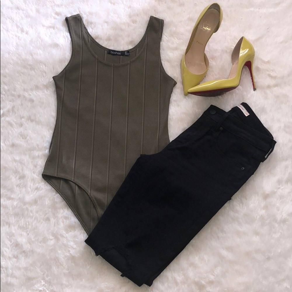 Olive Green Bodysuit